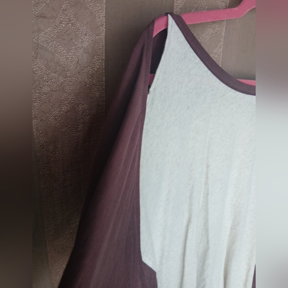 💎 We The Free Women’s Top Two-Tone Scoop Neck Cold Shoulder - Picture 10 of 12
